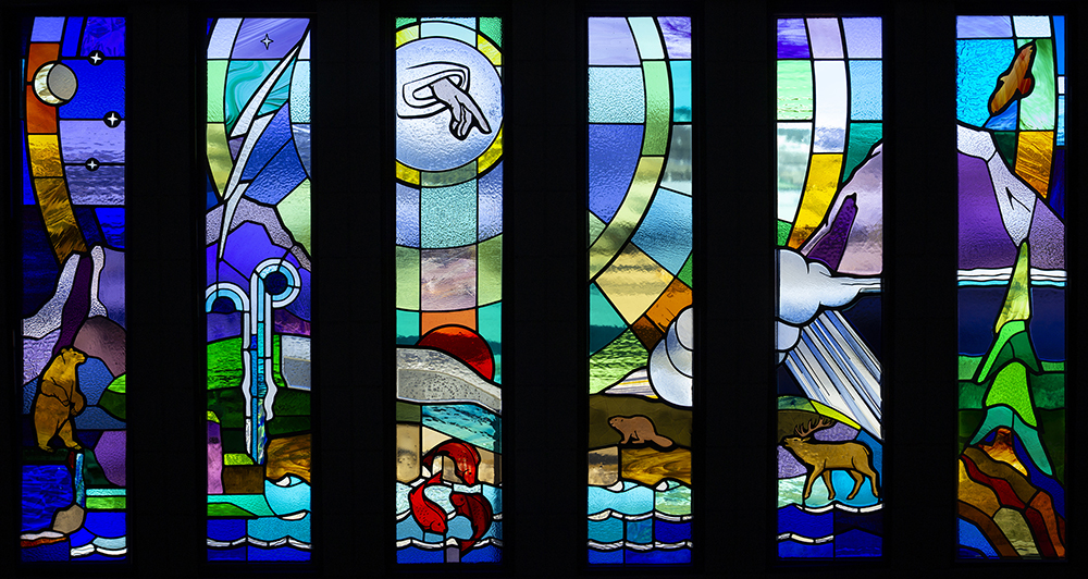 Creation Window, Our Lady of Lourdes